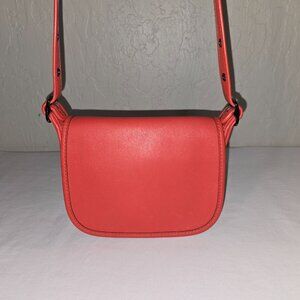Coach 57731 Deep Coral Glovetanned Leather Saddle Bag 18